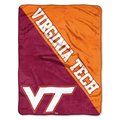 The North West Company The Northwest 1COL-65901-0075-RET Virginia Tech Hokies Halftone Raschel Blanket 1COL659010075RET